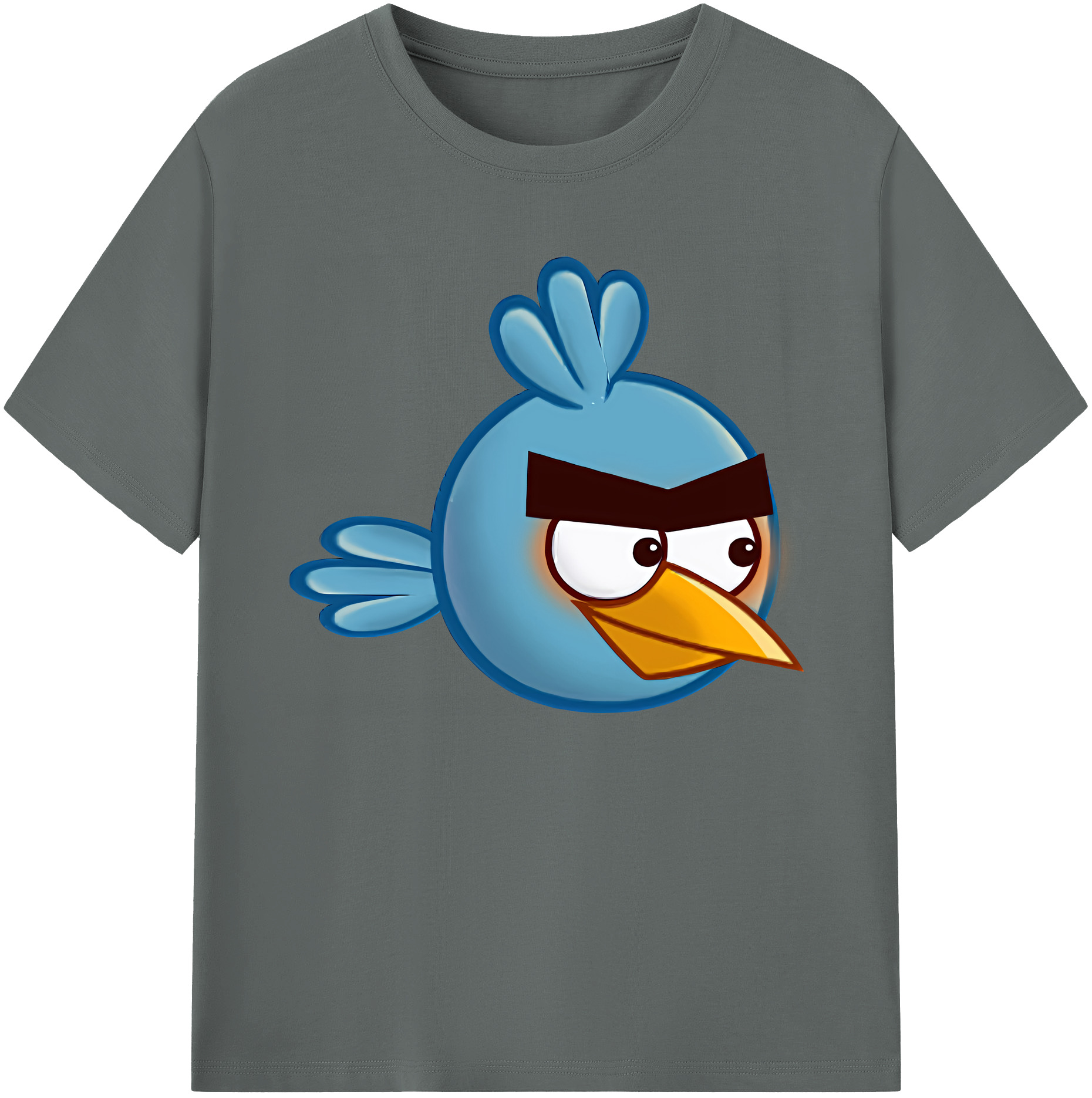 （画像用） Angry Birds アングリーバード 綿100％ メンズ半袖Tシャツ｜肌触りやわらか＆通気性